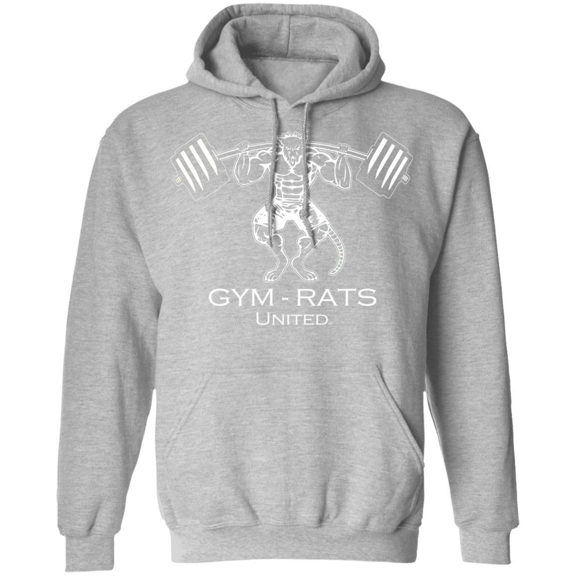 Gym Rats United Logo Light Pullover Hoodie